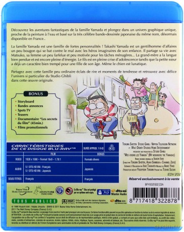 My Neighbours the Yamadas (Rodzinka Yamadów) [Blu-Ray]
