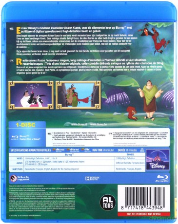 The Emperor's New Groove (Nowe szaty króla) [Blu-Ray]