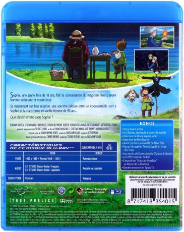 Howl's Moving Castle (Ruchomy zamek Hauru) [Blu-Ray]