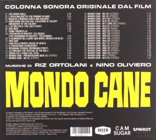 Mondo Cane soundtrack (Pieski świat) [CD]