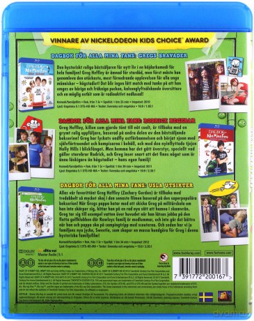 Diary of a Wimpy Kid 1-3 (Dziennik cwaniaczka 1-3) [3xBlu-Ray]