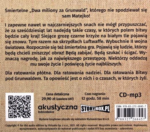 2 miliony za Grunwald - Joanna Jodełka [AUDIOBOOK]