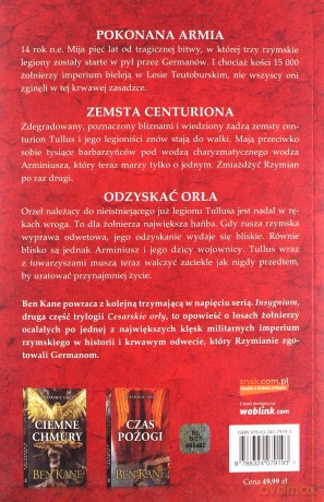 Cesarskie orły. Insygnium - Ben Kane [KSIĄŻKA]