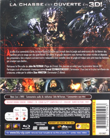 Predator [Blu-Ray 3D]+[DVD]