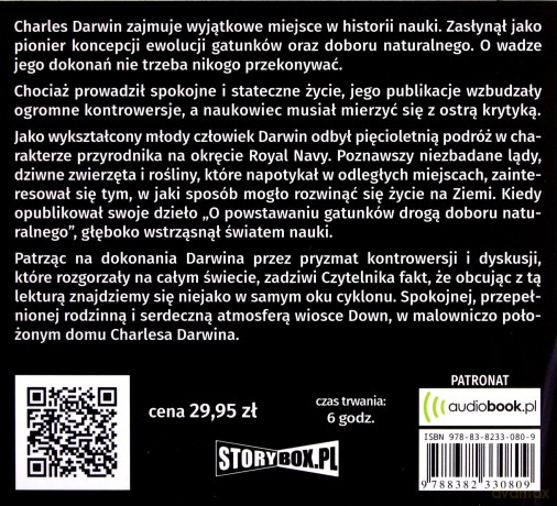 Darwin. Autobiografia. Wspomnienia z rozwoju mojego umysłu i charakteru - Charles Darwin, Francis Darwin [AUDIOBOOK]