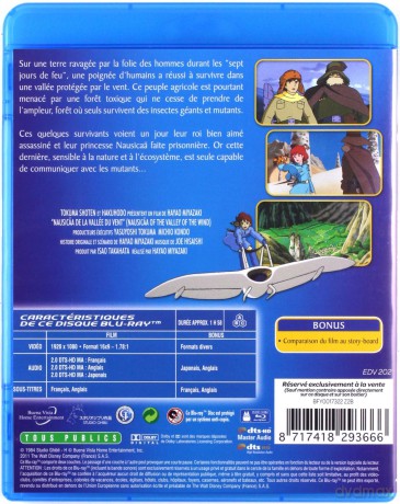 Nausicaä of the Valley of the Wind (Nausicaä z Doliny Wiatru) [Blu-Ray]