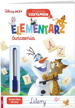 Disney uczy Elementarz ćwiczenia Litery USL-9301 [KSIĄŻKA]