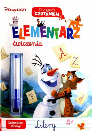Disney uczy Elementarz ćwiczenia Litery USL-9301 [KSIĄŻKA]