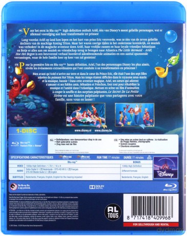 The Little Mermaid (Mała syrenka) (Disney) [Blu-Ray]