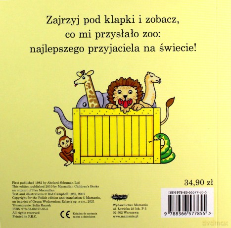 Drogie zoo - Rod Campbell [KSIĄŻKA]