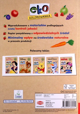 Ekokolorowanka Miki EKO-9105 [KSIĄŻKA]