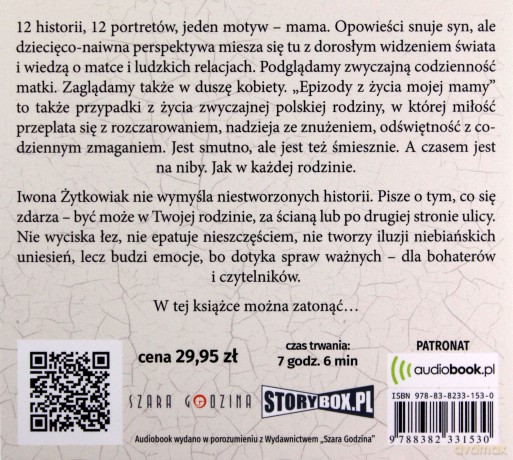 Epizody z życia mojej mamy - Iwona Żytkowiak [AUDIOBOOK]