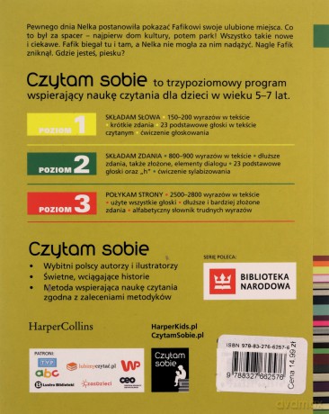 Fafik i futerał. Czytam sobie. Poziom 2 - Dorota Łoskot-Cichocka [KSIĄŻKA]