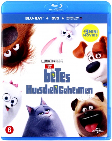 The Secret Life of Pets (Sekretne życie zwierzaków domowych) [Blu-Ray]+[DVD]
