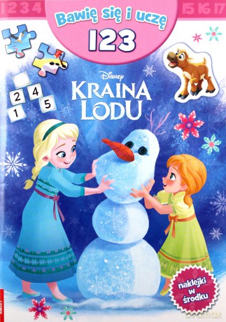 Kraina lodu Bawię się i uczę 123 FUN-9102 [KSIĄŻKA]