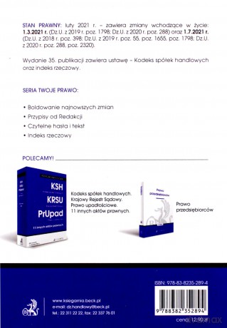 KSH. Kodeks spółek handlowych5 [KSIĄŻKA]