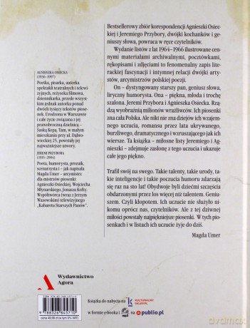 Listy na wyczerpanym papierze - Agnieszka Osiecka, Jeremi Przybora [KSIĄŻKA]