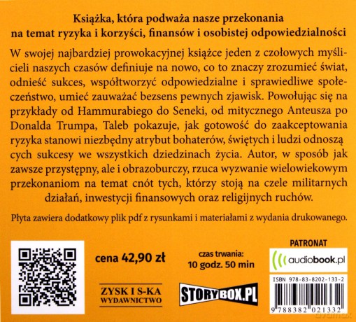 Na własne ryzyko. Ukryte asymetrie w codziennym życiu - Nassim Nicholas Taleb [AUDIOBOOK]
