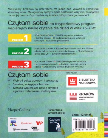 O smoku spod Wawelu. Czytam sobie. Poziom 1 - Wojciech Widłak [KSIĄŻKA]