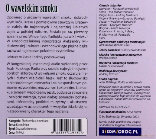 O wawelskim smoku. Słuchowisko z piosenkami - Aleksandra Michałowska [AUDIOBOOK]