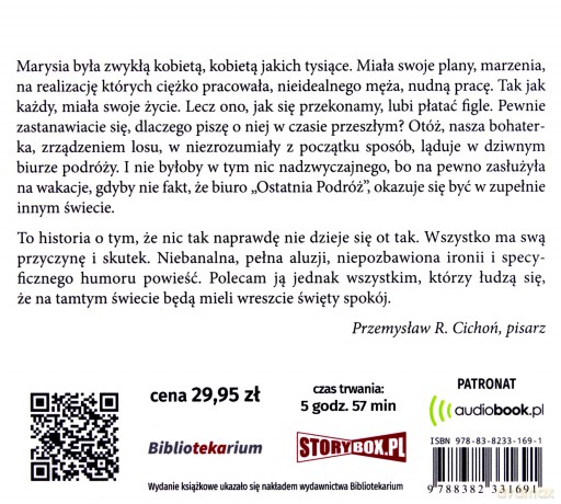 Przezwykłe przygody nieboszczki Marysi - Kamila Ciołko-Borkowska [AUDIOBOOK]