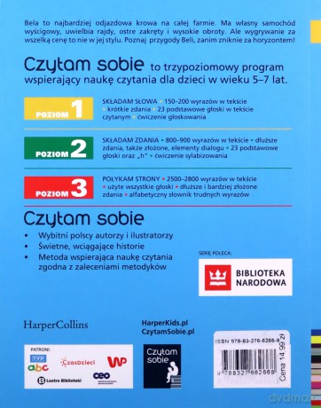 Rajdowa krowa. Czytam sobie. Poziom 1 - Rafał Witek [KSIĄŻKA]