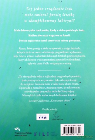 Rzeczy, które spadają z nieba - Selja Ahava [KSIĄŻKA]