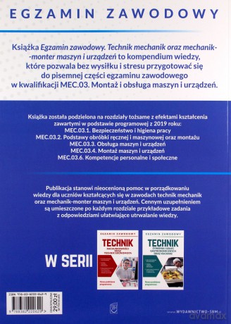 Technik mechanik oraz mechanik-monter maszyn i urządzeń. Egzamin zawodowy - Grzegorz Telok [KSIĄŻKA]
