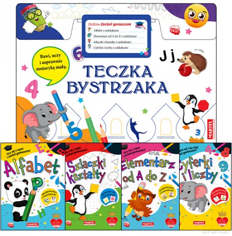 Teczka bystrzaka. Zestaw Zostań geniuszem [KSIĄŻKA]