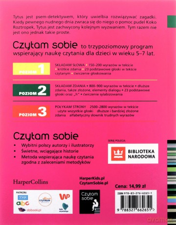 Tytus-superpies. Czytam sobie. Poziom 2 - Joanna Olech [KSIĄŻKA]