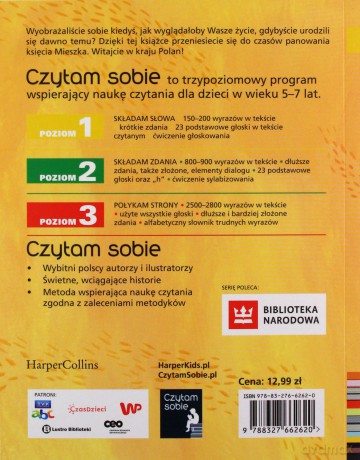 W kraju Polan. O dawnej Polsce. Czytam sobie. Poziom 1 - Zofia Stanecka [KSIĄŻKA]