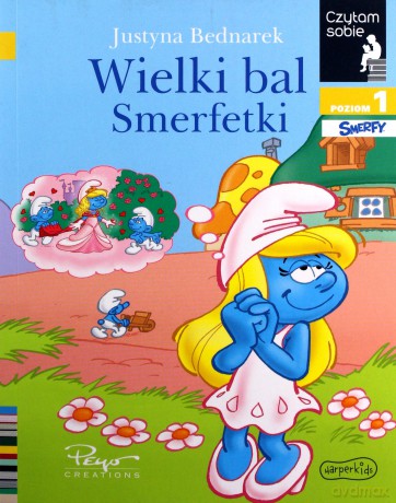 Wielki bal Smerfetki. Czytam sobie. Poziom 1 - Justyna Bednarek [KSIĄŻKA]