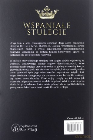 Wspaniałe stulecie. Plantageneci (Tom 2) - Thomas B. Costain [KSIĄŻKA]
