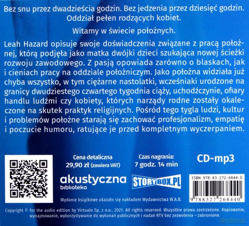 Zawód położna - Leah Hazard [AUDIOBOOK]