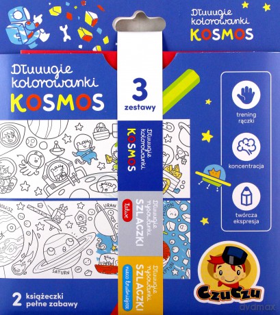 Zestaw rysowanek Kosmos 4+ [KSIĄŻKA]