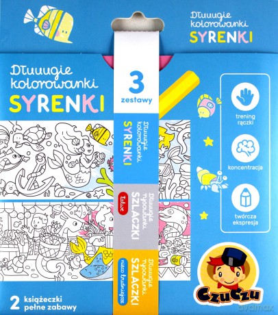 Zestaw rysowanek Syrenki 4+ [KSIĄŻKA]