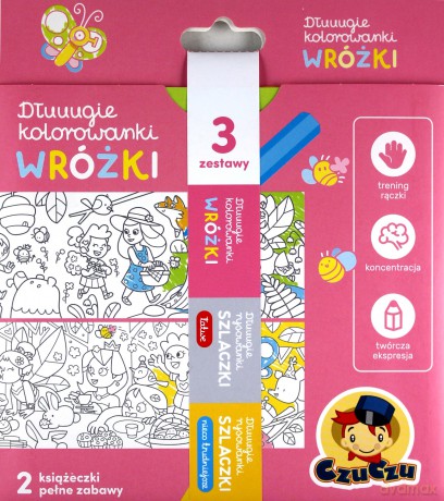 Zestaw rysowanek Wróżki 4+ [KSIĄŻKA]