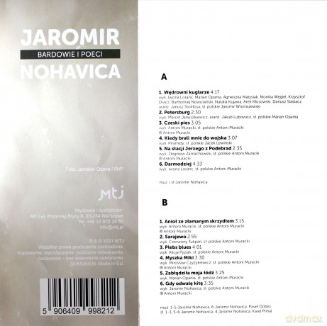 Bardowie i poeci: Jaromir Nohavica [Winyl]