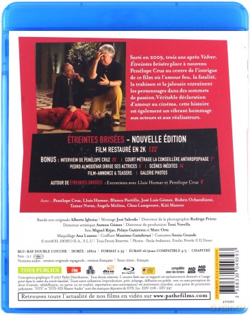 Broken Embraces (Przerwane objęcia) [Blu-Ray]