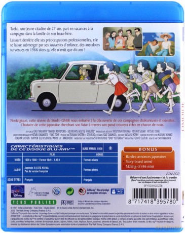 Only Yesterday (Powrót do marzeń) [Blu-Ray]