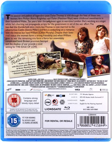 The Edge of Love (Granice namiętności) [Blu-Ray]