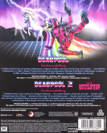 Deadpool 1-2 [3xBlu-Ray]