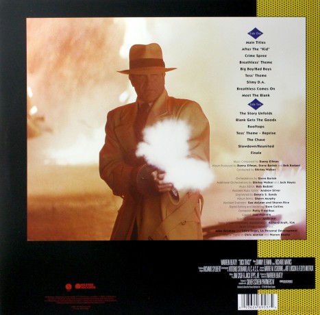 Dick Tracy soundtrack (RSD) (Danny Elfman) (RSD) (Blue) [Winyl]