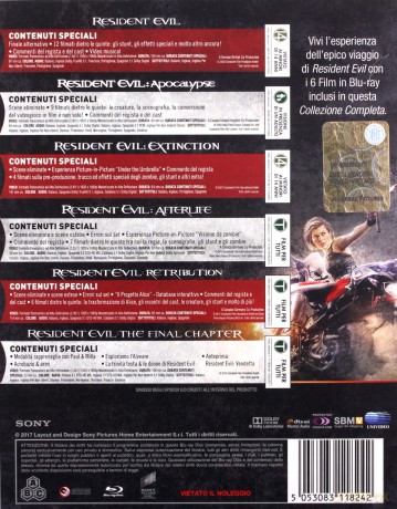 Resident Evil Complete Collection [BOX] [6xBlu-Ray]