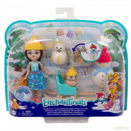 Lalka Enchantimals zestaw Lepienie Bałwanka