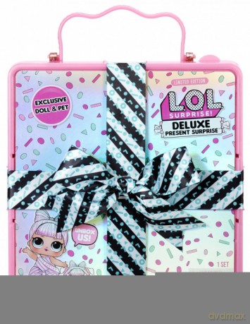 Zestaw z laleczką L.O.L. Deluxe Present Surprise, pink