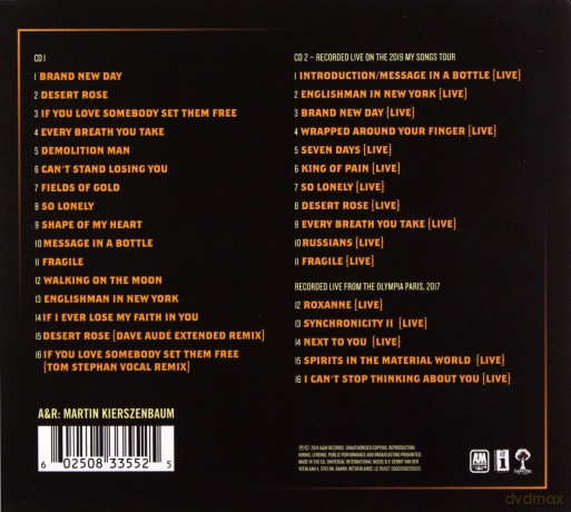 Sting: My Songs (Special) [2CD]