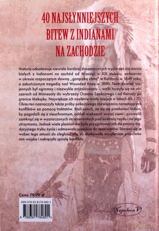 40 najsłynniejszych bitew z Indianami na Zachodzie - Jarosław Wojtczak [KSIĄŻKA]