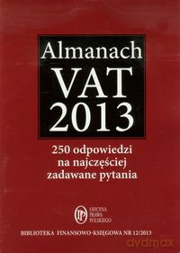Almanach VAT 2013 [KSIĄŻKA]