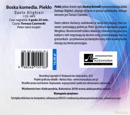 Boska komedia - Alighieri Dante [AUDIOBOOK]